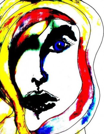"mujer" Acuarela