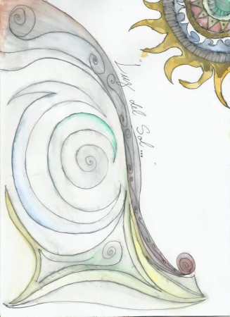 "luz de Sol" acuarela