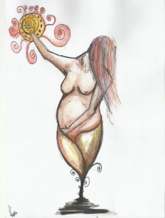 "sin titulo" acuarela sobre papel