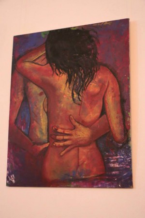 "abrazo I" Acuarela 35x50 cm