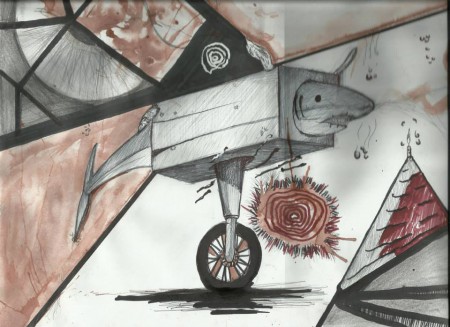 "Tiburón" Tec. Mixta